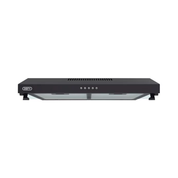 COOKER DEFY COOKERHOOD 600MM DCH60B ALUMINIUM FILTER BLACK