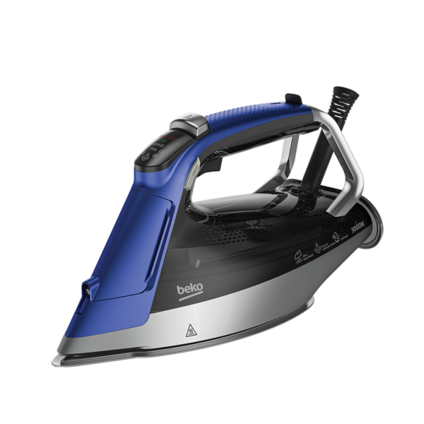 Iron Beko 3000w Spa9130b Steam Superglide Ceramic Blue3