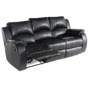 Santiago 6 Seater Buck Skin Fabric Chocolate And Steel Lounge Suite - Image 2