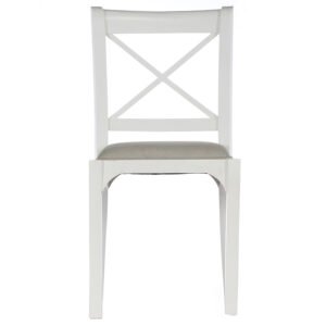 Westwood Crossback White Dining Suite - Image 2