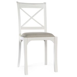 Westwood Crossback White Dining Suite - Image 4
