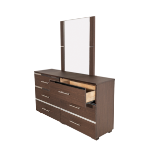 New York Bedroom Suite Wenge Mirror - Image 4